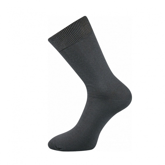 Tmavě šedé pánské ponožky 100% BAVLNA 