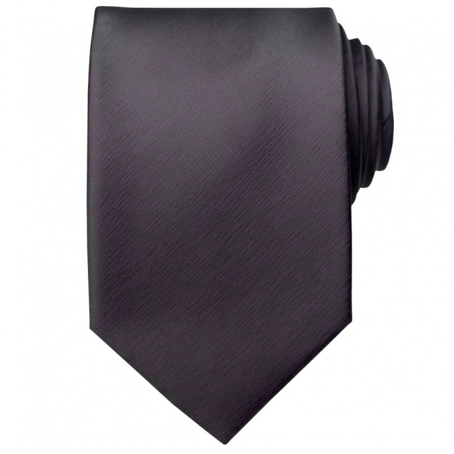 Černo fialová pánská kravata čerchovaná