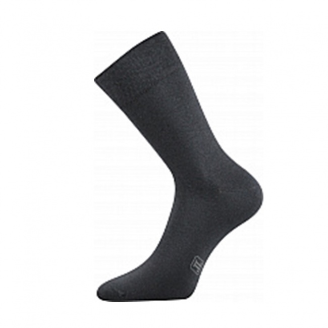 Tmavě šedé pánské ponožky Decolor