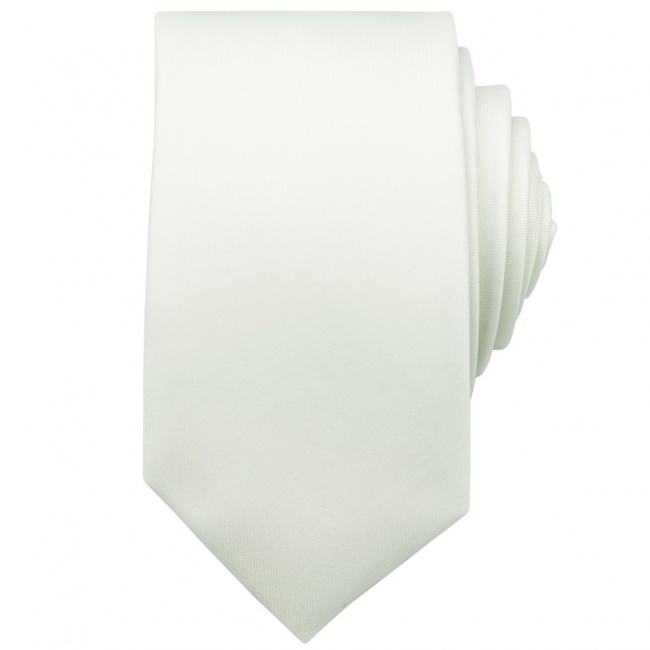 Smetanová pánská kravata matná