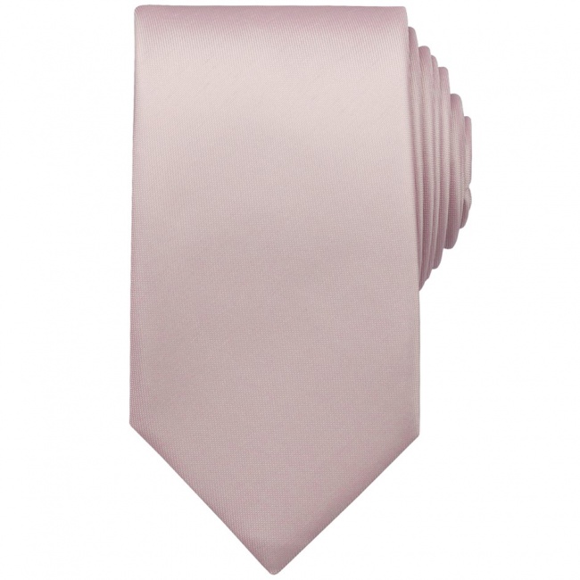 Starorůžová pánská kravata matná