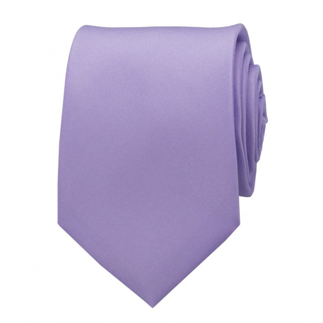 Fialová pánská kravata matná