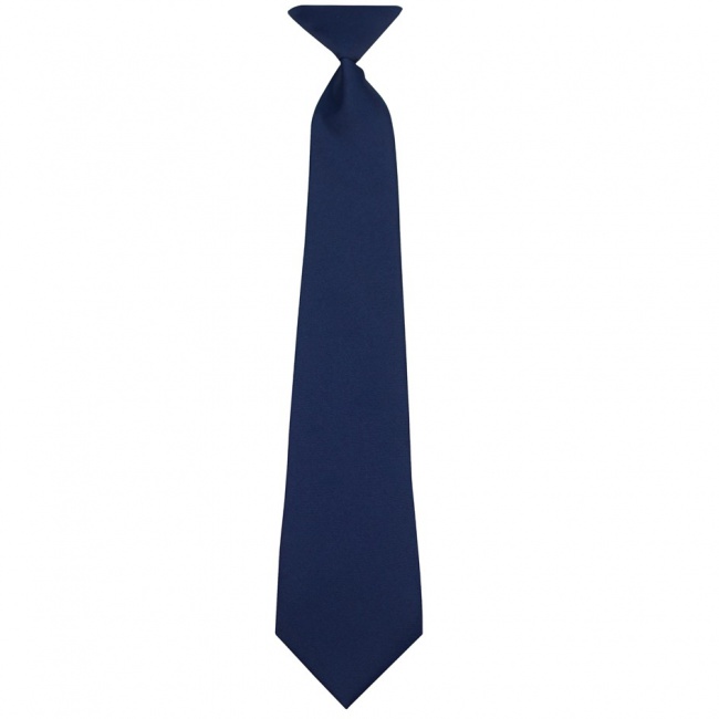 Modrá dětská kravata jednobarevná matná