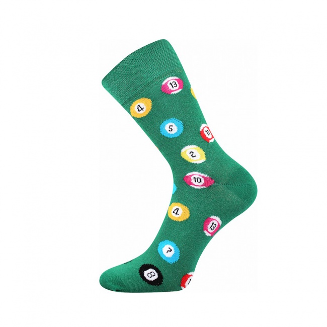 Zelené pánské ponožky Kulečník