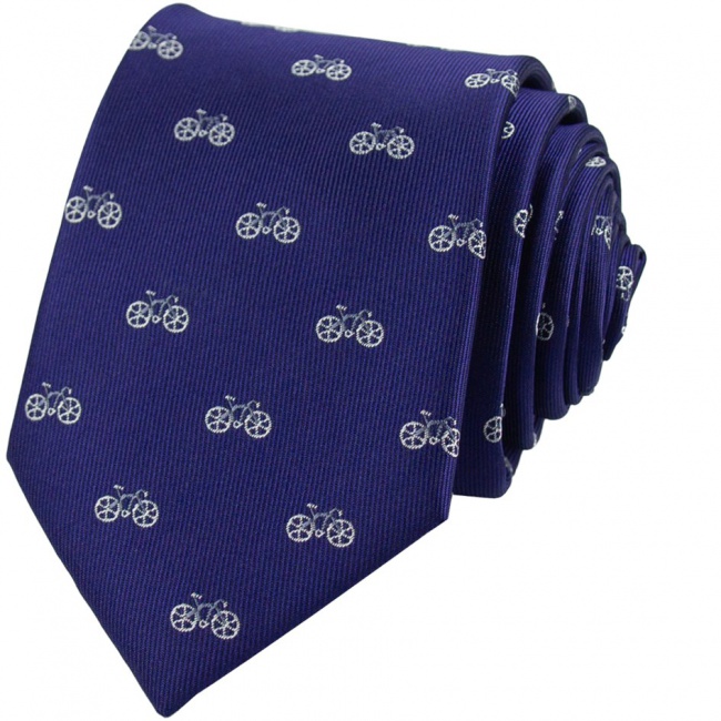 Modrá pánská kravata Jízdní KOLA