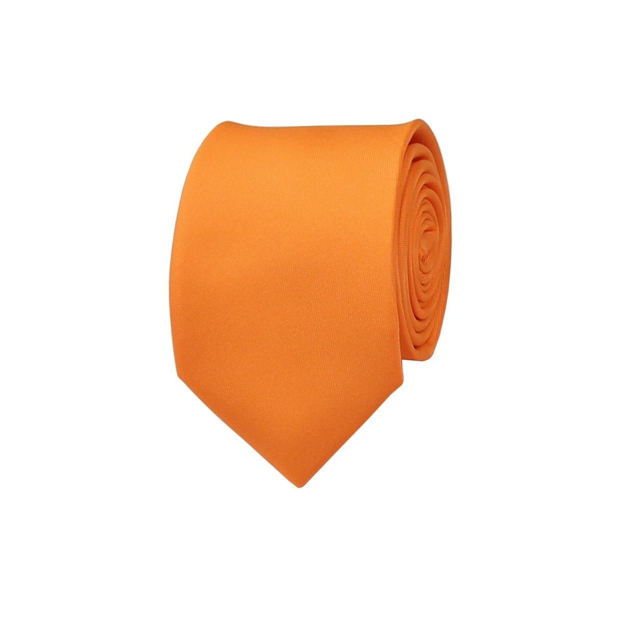 Neonově oranžová pánská kravata