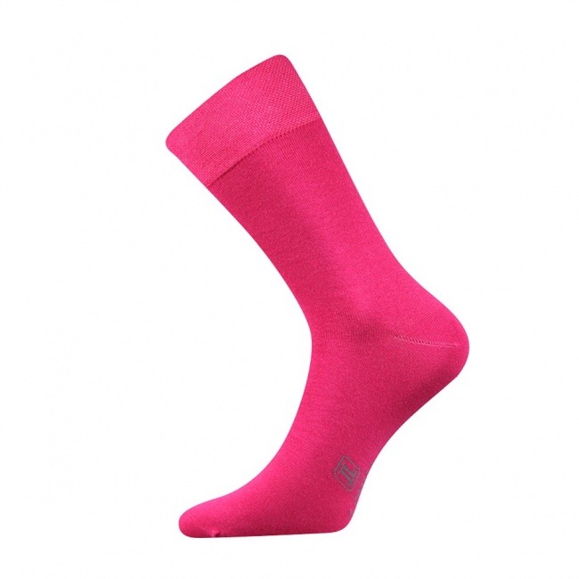 Tmavě růžové pánské ponožky Decolor