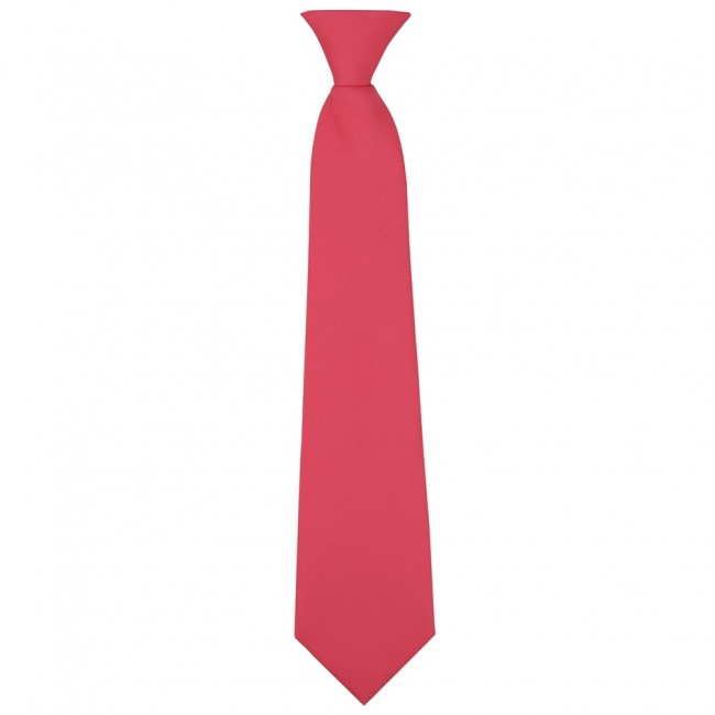 Neonově růžová dětská kravata jednobarevná 